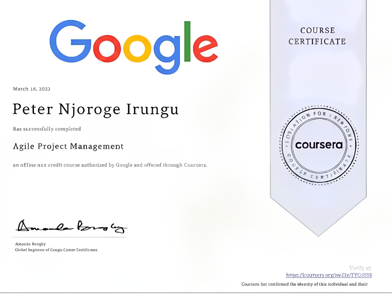 Verified Certificate